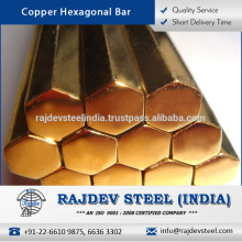 Excellent Services Life Copper Hexagonal Bar/ Rod from Reliable Manufacturer